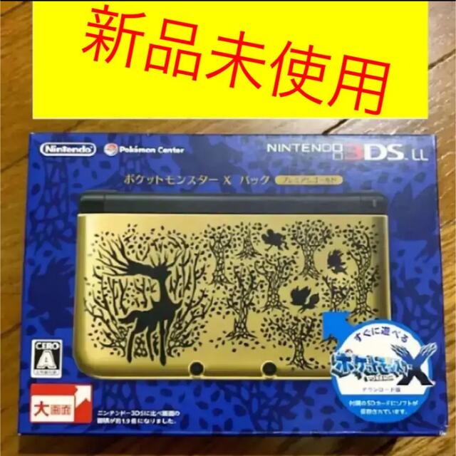 ニンテンドー3DS - ニンテンドー 3DS LL ポケットモンスター Xパック　ポケモンセンター　本体