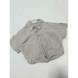 ザラ(ZARA)のZARA ベージュシャツ(Tシャツ/カットソー)