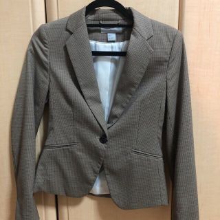 ザラ(ZARA)のH&M チェック ジャケット(テーラードジャケット)