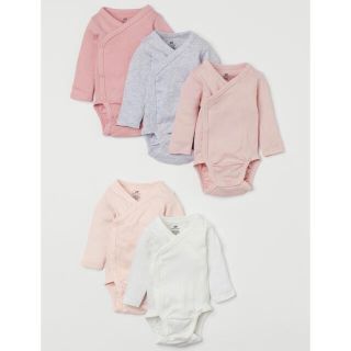 エイチアンドエム(H&M)のH&M エイチアンドエム　新生児肌着セット　ロンパース(肌着/下着)