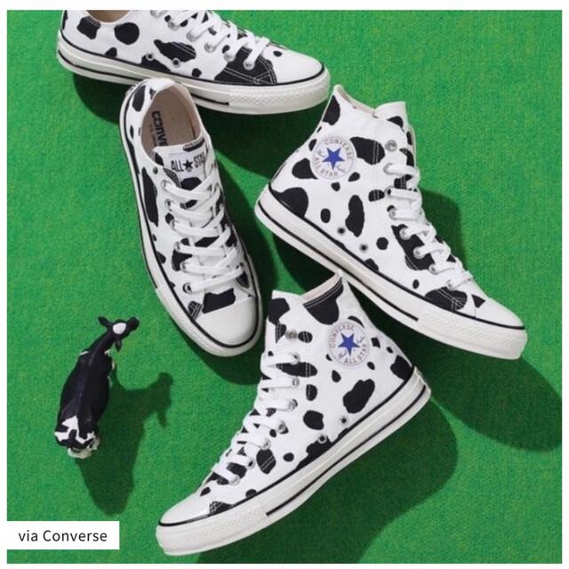 CONVERSE(コンバース)のオールスター CONVERSE 牛柄 ハイカット レディースの靴/シューズ(スニーカー)の商品写真