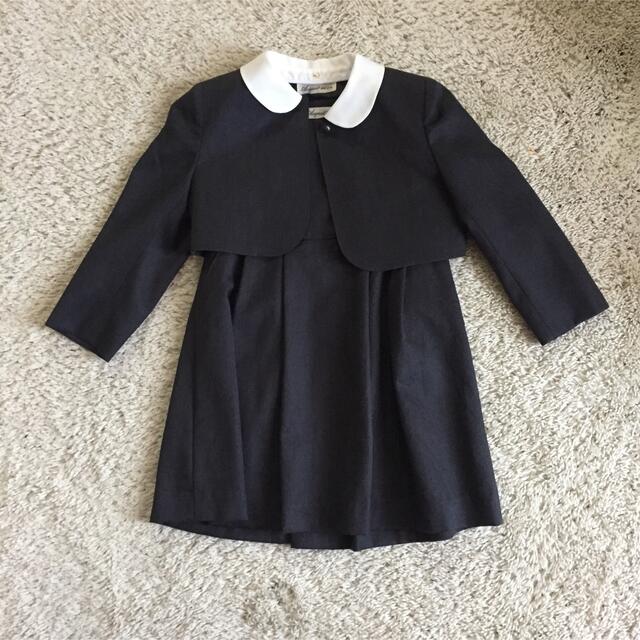 入学式　女の子　ワンピーススーツ　120 キッズ/ベビー/マタニティのキッズ服女の子用(90cm~)(ジャケット/上着)の商品写真