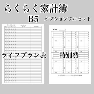 〜らくらく家計簿　オプションフルセット〜(その他)