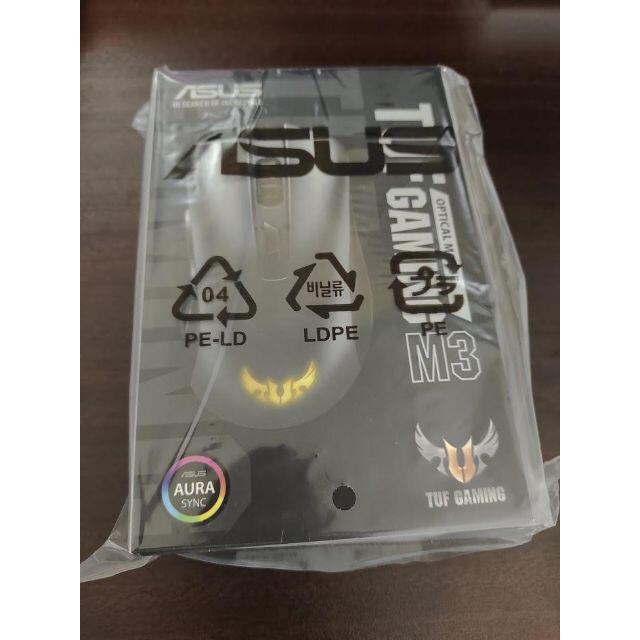 ASUS(エイスース)の【新品未開封】ASUS RGB ゲーミングマウス TUF Gaming M3 スマホ/家電/カメラのPC/タブレット(PC周辺機器)の商品写真