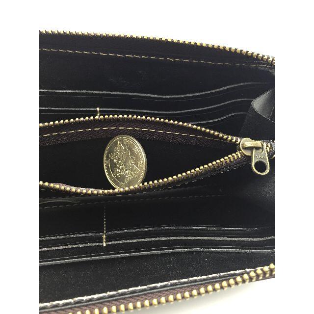 0063✨フルレザー✨ブラック ヌメ革 サドルレザー 本革 長財布 ✨ メンズのファッション小物(長財布)の商品写真
