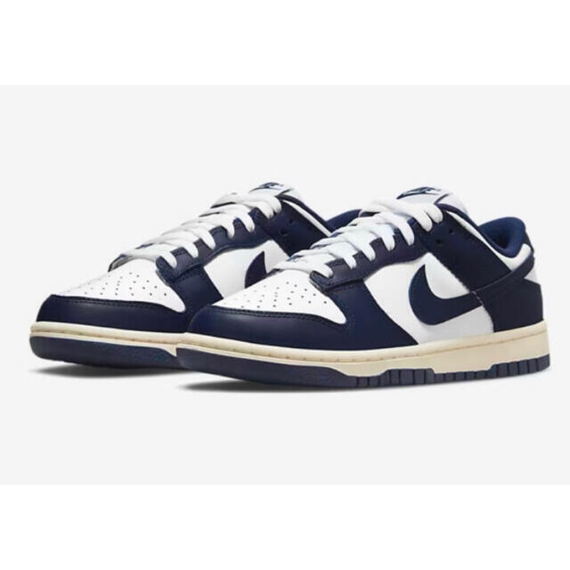 NIKE DUNK LOW vintage ダンクロー　 ネイビー　23.5