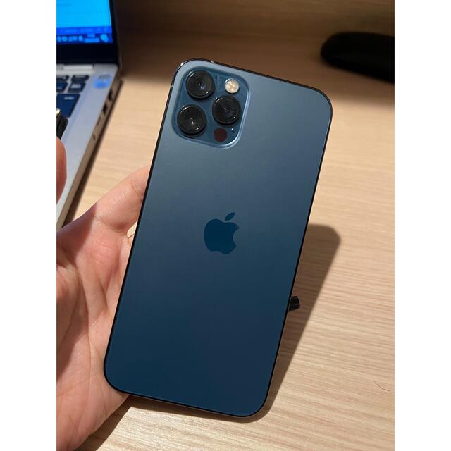 Apple(アップル)のiPhone12pro 256GB パシフィックブルー SIMフリー スマホ/家電/カメラのスマートフォン/携帯電話(スマートフォン本体)の商品写真