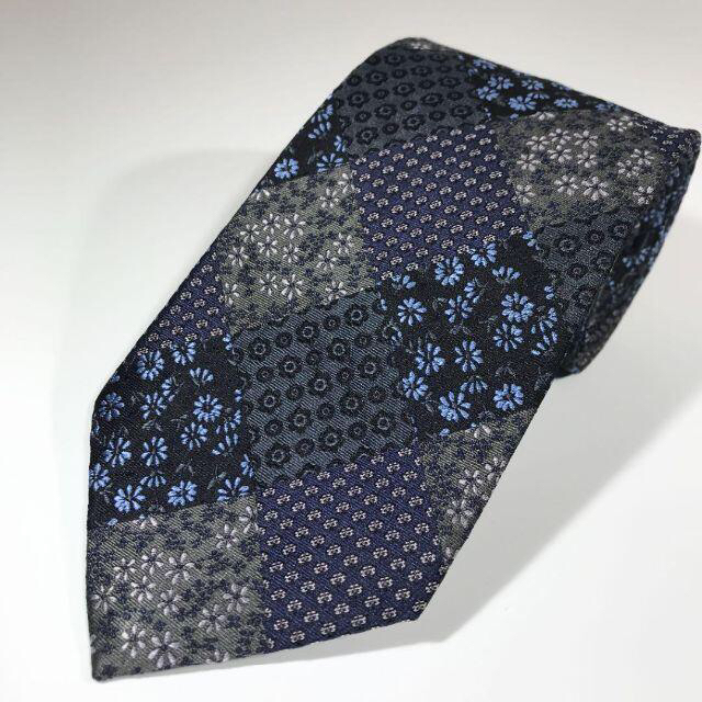 Paul Smith(ポールスミス)の【akuty様】美品 ポールスミス イタリア製 ネクタイ 織柄 花柄 ハーリキン メンズのファッション小物(ネクタイ)の商品写真