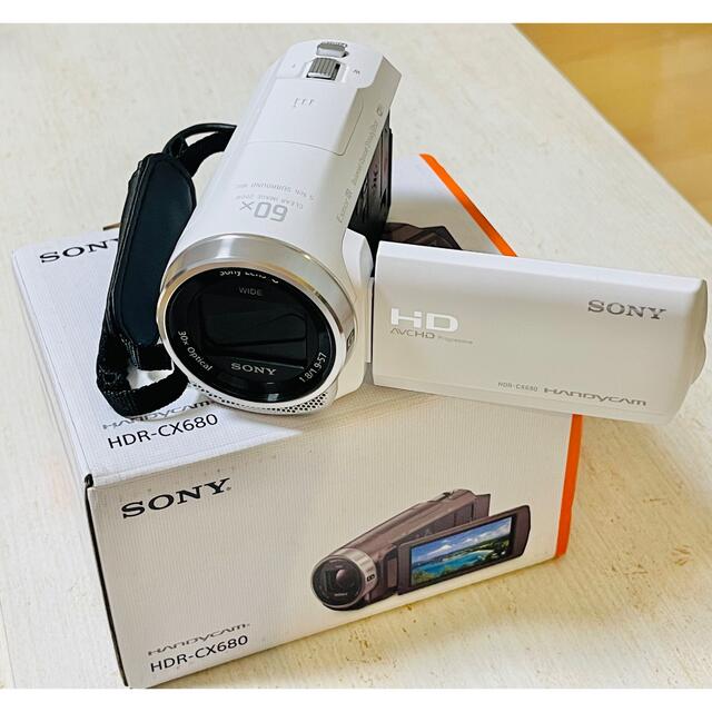 信頼 SONY HDR-CX680(W) デジタルビデオカメラ SONY ☆超破格セール