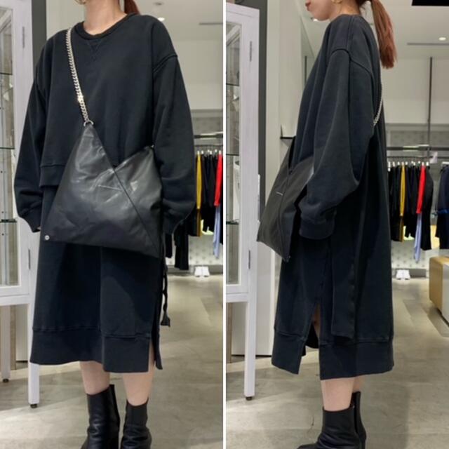 MM6(エムエムシックス)のMM6 Maison Margiela メゾンマルジェラ スウェットワンピース レディースのワンピース(ひざ丈ワンピース)の商品写真