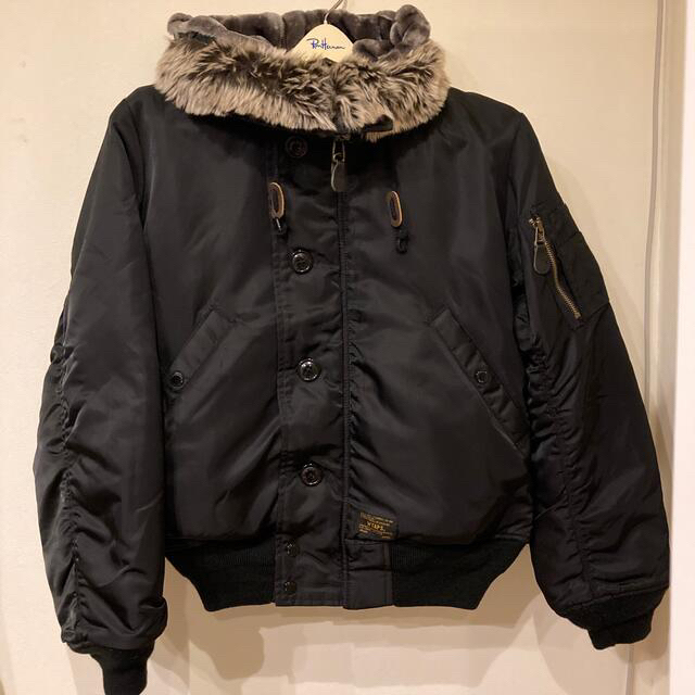 W)taps - 美品 激安 WTAPS N-2B 窪塚着 ブラック ストリート の W)taps - 美品 激安 WTAPS N-2B 窪塚着 ブラック ストリート の