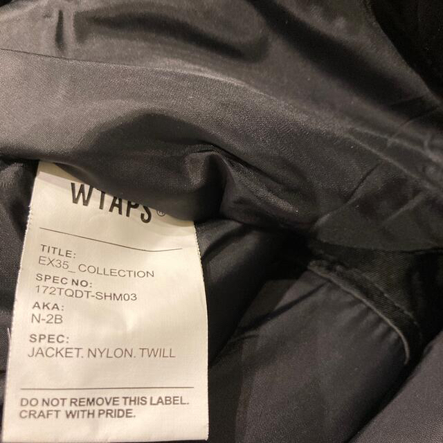 W)taps - 美品 激安 WTAPS N-2B 窪塚着 ブラック ストリート の W)taps - 美品 激安 WTAPS N-2B 窪塚着 ブラック ストリート の