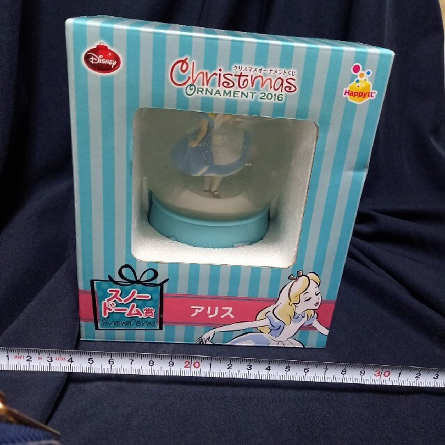 Disney(ディズニー)のクリスマスオーナメント くじ スノードーム アリス エンタメ/ホビーのおもちゃ/ぬいぐるみ(キャラクターグッズ)の商品写真