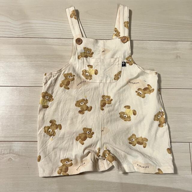 futafuta(フタフタ)のフタくま　サロペット　オーバーオール キッズ/ベビー/マタニティのキッズ服女の子用(90cm~)(その他)の商品写真