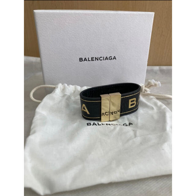 Balenciaga - 美品BALENCIAGA バレンシアガ レザー ゴールド
