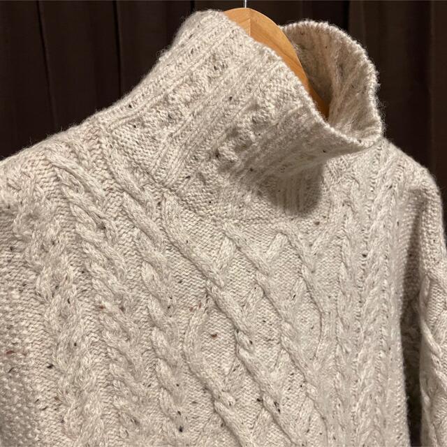 1LDK SELECT(ワンエルディーケーセレクト)のAURALEE WOOL BABY　ALPACA CABLE KNIT メンズのトップス(ニット/セーター)の商品写真