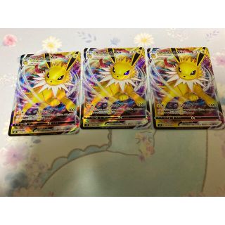 ポケモン(ポケモン)のポケモンカード　サンダースvmax 3枚セット(シングルカード)
