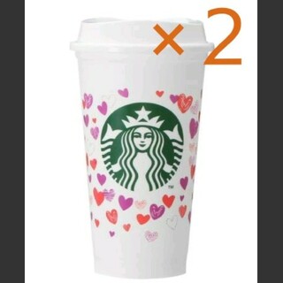 スターバックスコーヒー(Starbucks Coffee)のスターバックス バレンタイン2022 リユーザブルカップ(容器)