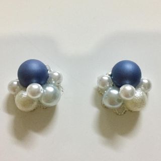 ＊Blue perl pierce&earring＊(ピアス)