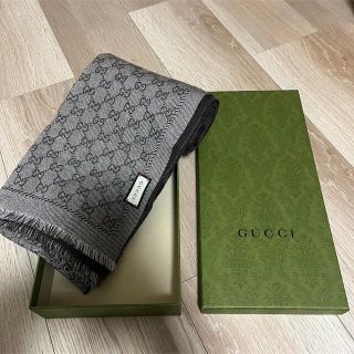 グッチ(Gucci)の【美品】GUCCI　リバーシブル マフラー ストール(マフラー)