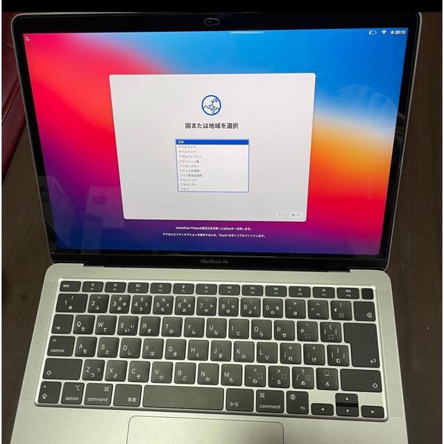 Mac (Apple)(マック)のMacBook Air M1 8GB 256GB SSD スマホ/家電/カメラのPC/タブレット(ノートPC)の商品写真