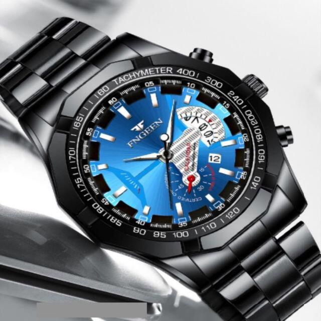 新品 デュアル クロノグラフ FNGEEN腕時計メンズ ラグジュアリーステンレス
