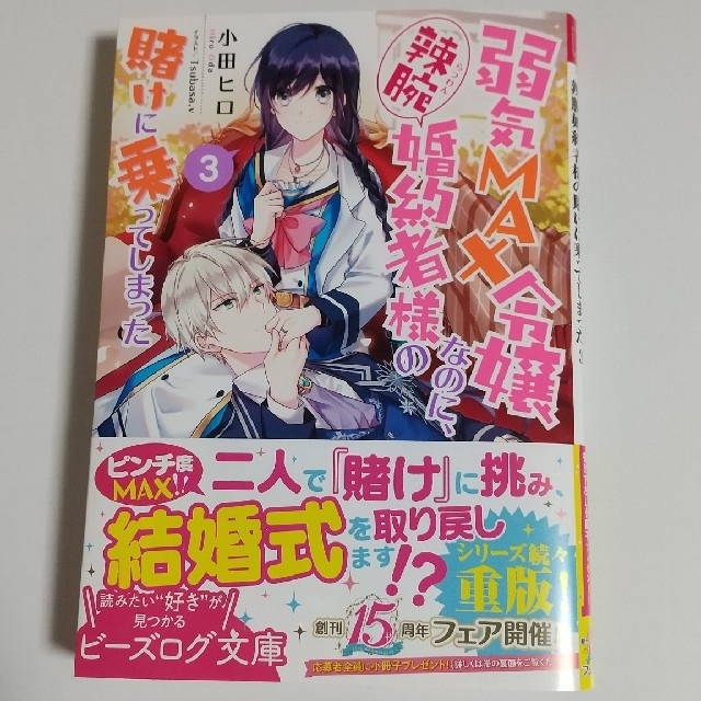 弱気ＭＡＸ令嬢なのに、辣腕婚約者様の賭けに乗ってしまった ３ エンタメ/ホビーの本(文学/小説)の商品写真