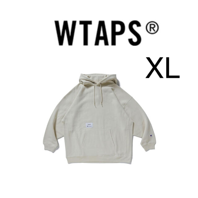 W)taps(ダブルタップス)の【新品】WTAPS × Champion アカデミー フーディー パーカー XL メンズのトップス(パーカー)の商品写真