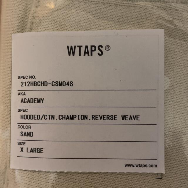 W)taps(ダブルタップス)の【新品】WTAPS × Champion アカデミー フーディー パーカー XL メンズのトップス(パーカー)の商品写真
