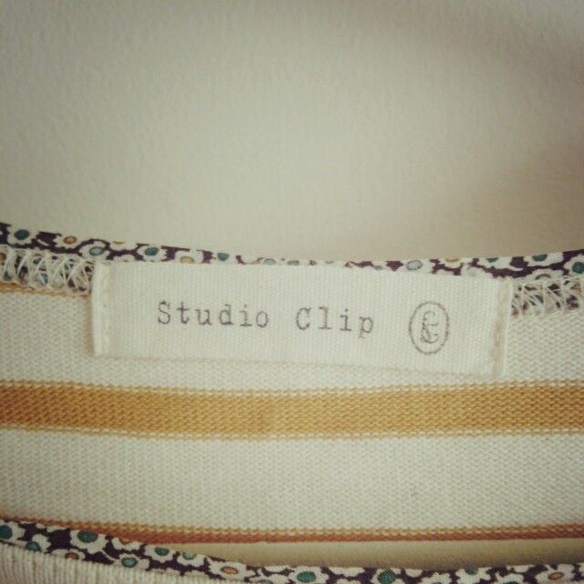 STUDIO CLIP(スタディオクリップ)のボーダーワンピース♩＊ レディースのワンピース(ひざ丈ワンピース)の商品写真