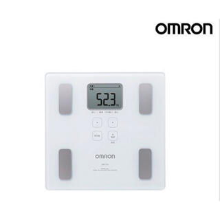 オムロン(OMRON)の新品☆オムロン 体重体組成計HBF-214 ホワイト(体重計/体脂肪計)