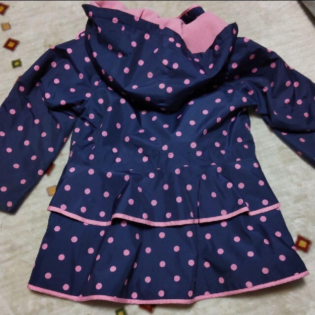 ドットのかわいいジャンパー♪ キッズ/ベビー/マタニティのキッズ服女の子用(90cm~)(ジャケット/上着)の商品写真