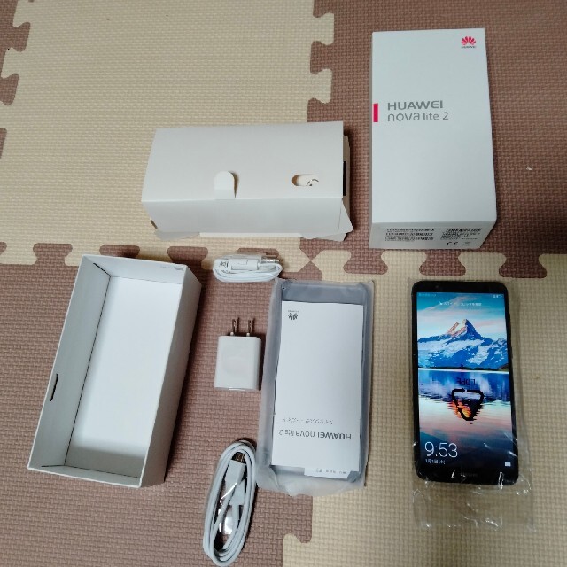 モバイル HUAWEI nova lite2 新品 - スマートフォン本体