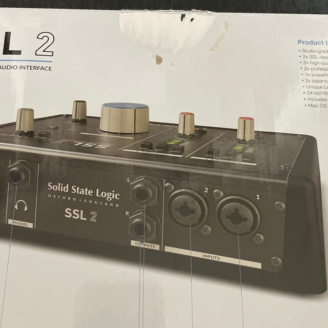 SSL2 オーディオIF オーディオインターフェース 楽器のDTM/DAW(オーディオインターフェイス)の商品写真