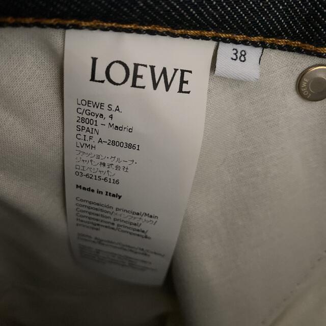 ロエベ　LOEWE デニムスカート　プリーツ　フレアースカート 5