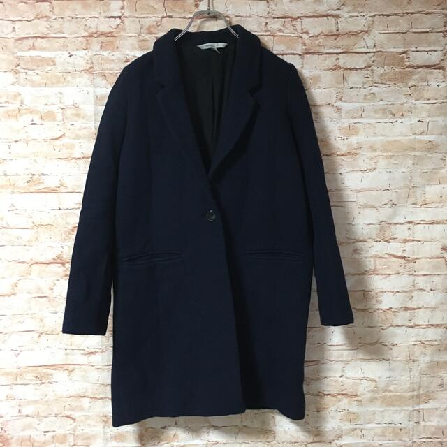 ZARA(ザラ)のザラトラファルック ZARA TRAFALUC TRF チェスターコート ロング レディースのジャケット/アウター(ロングコート)の商品写真