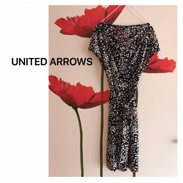 UNITED ARROWS(ユナイテッドアローズ)のUNITED ARROWS ❇︎ とろみ素材 ワンピース レディースのワンピース(ひざ丈ワンピース)の商品写真