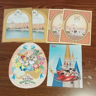 ディズニー(Disney)のディズニー　ポストカード　絵はがき　6枚(使用済み切手/官製はがき)