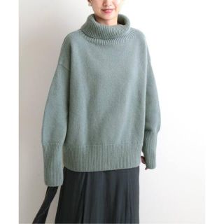 イエナ(IENA)のIENA【ALDERNEY】別注LAMBSWOOL タートルネックプルオーバー(ニット/セーター)