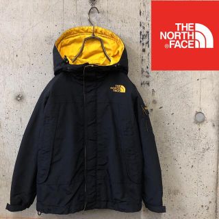 ザノースフェイス(THE NORTH FACE)の【☆ノースフェイス☆】キッズ マウンテンパーカー　ブラックイエロー　110(ジャケット/上着)