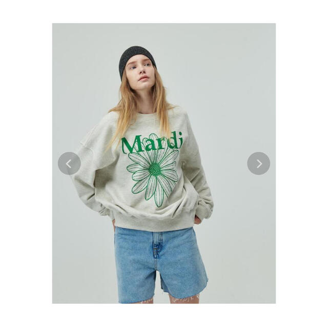 Mardi Mercredi SWEATSHIRT THE FLOWER トップス 【初回限定お試し価格