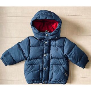 ラルフローレン(Ralph Lauren)のラルフローレン  アウター　ダウンジャケット　ネイビー　12M 80㎝(ジャケット/コート)