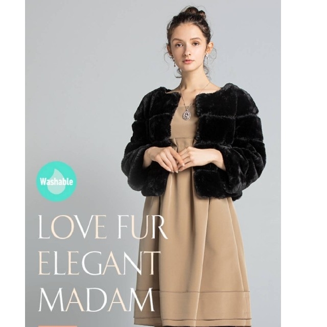 レディースDAISY LIN❤LOVE FUR ELEGANT MADAM ブラック新品