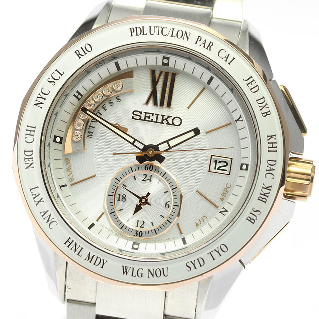 2022秋冬新作】 【SEIKO】セイコー SEIKO ブライツ メンズ ソーラー電波 8B54-0AY0/SAGA142 100周年モデル  腕時計(アナログ)