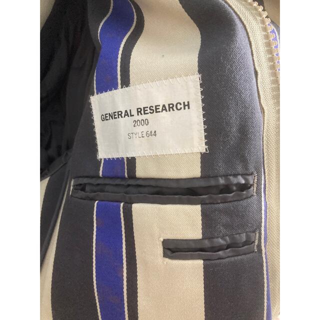 激レア general research ジェネラルリサーチ ジャケット 激レア general research ジェネラルリサーチ ジャケット