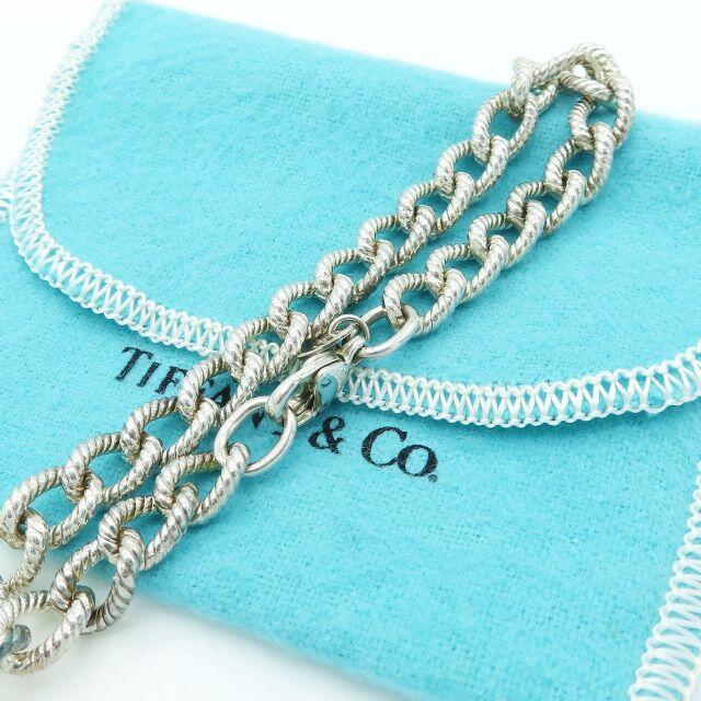 Tiffany & Co.(ティファニー)の希少 美品 ティファニー メンズ ロープ シルバー ブレスレット BF31 メンズのアクセサリー(ブレスレット)の商品写真