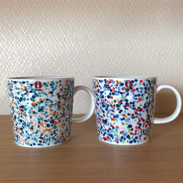 iittala(イッタラ)のiittala イッタラ　ヘレ　マグ　ブルー　ターコイズ　2個セット　マグカップ インテリア/住まい/日用品のキッチン/食器(グラス/カップ)の商品写真