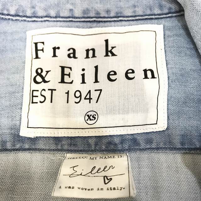 Frank&Eileen(フランクアンドアイリーン)のフランク&アイリーン ブリーチ加工 オープンカラー 開襟シャツ 長袖 メンズのトップス(シャツ)の商品写真