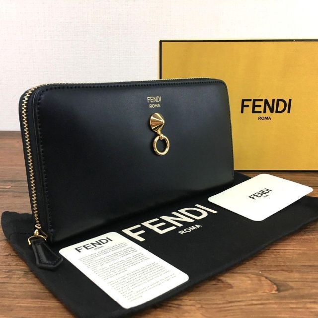 未使用品 FENDI 長財布 8M0299 黒 バイザウェイ 箱付き 104フェンディのお財布特集