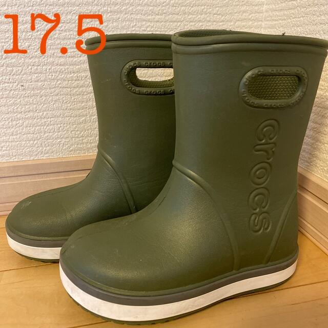 crocs(クロックス)のクロックス《キッズ》クロックバンド レインブーツ キッズ/ベビー/マタニティのキッズ靴/シューズ(15cm~)(長靴/レインシューズ)の商品写真